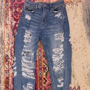 american eagle mom jeans